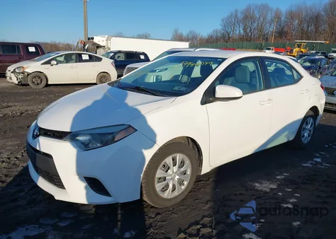 2014 Toyota Corolla L z USA, uszkodzony, nr VIN 2T1BURHE4EC215721
